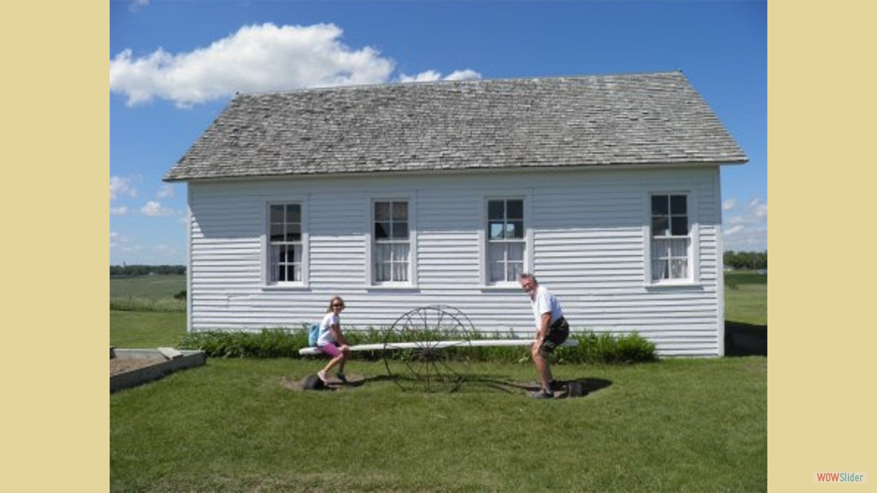 One room schooldhouse seesaw