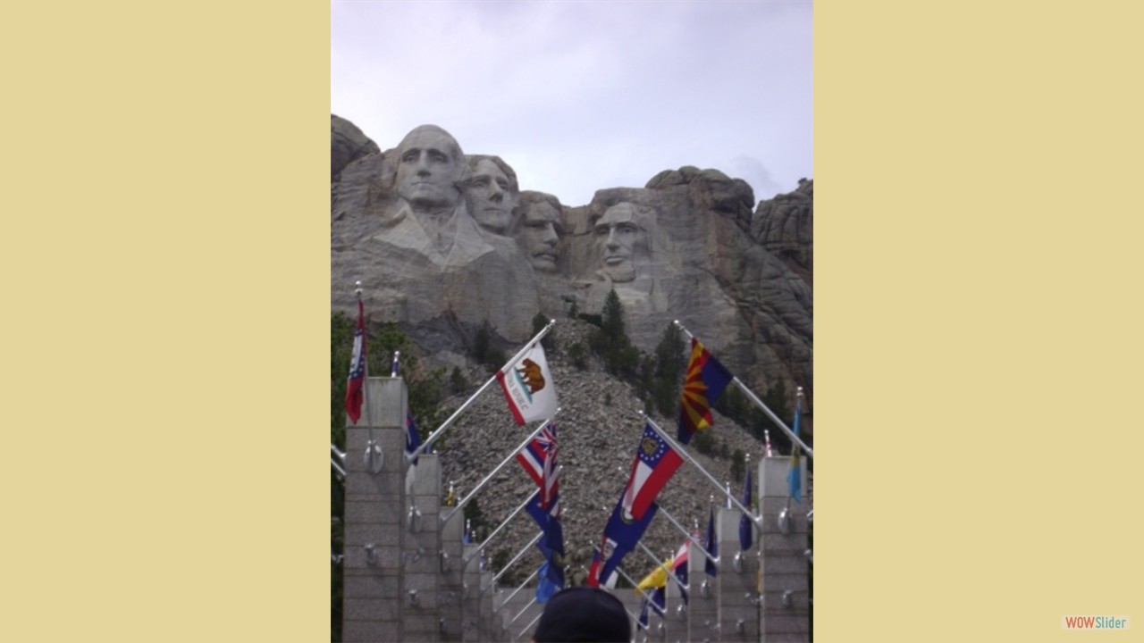 Mt Rushmore Avenue of Flags