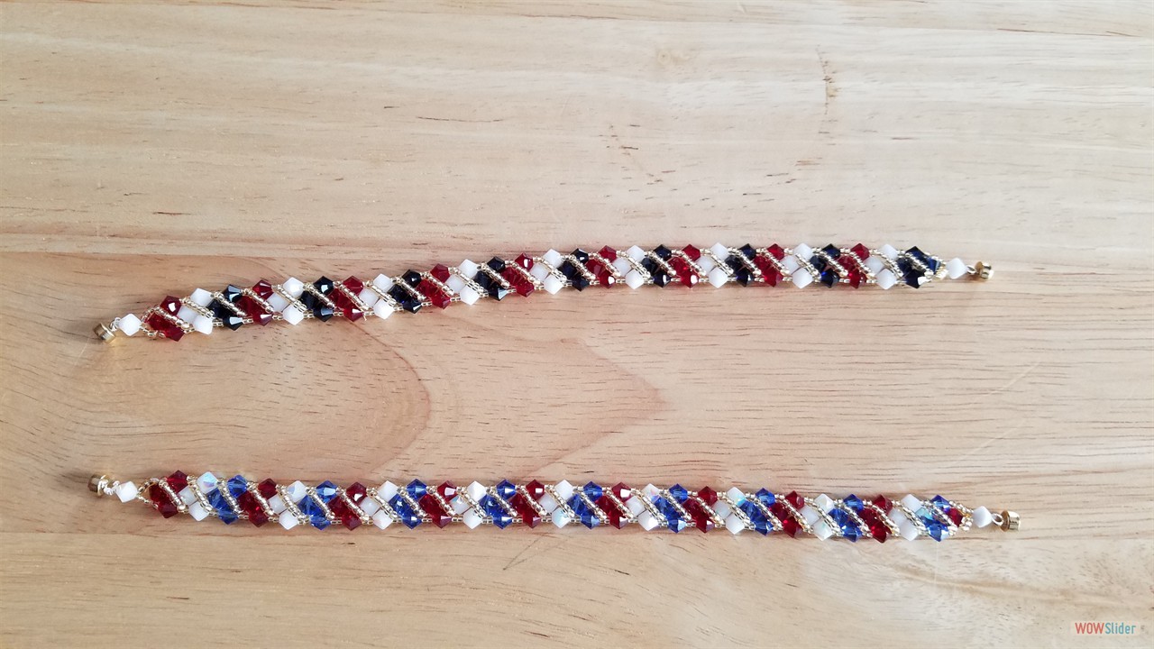20190501 SwarovskiPatrioticBraclets
