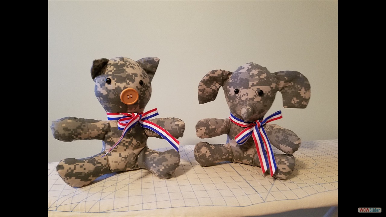 20180120 Uniform Stuffed Animals