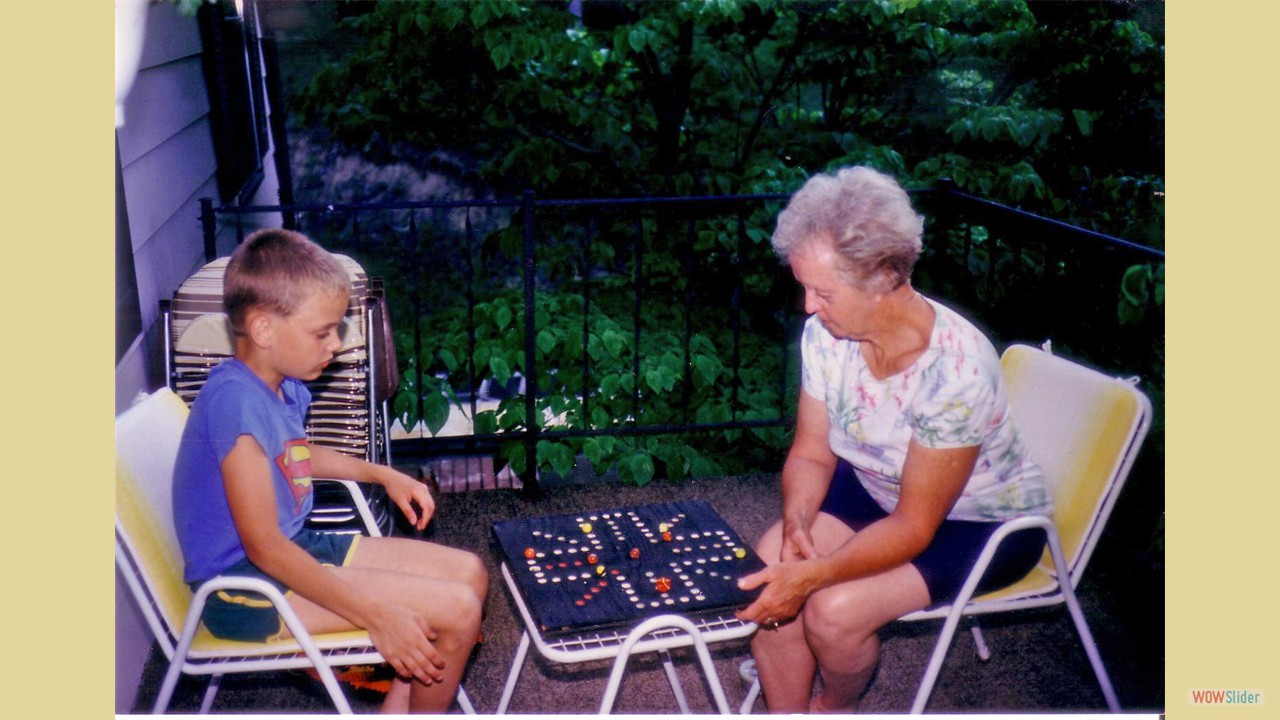 Eric and Granny (Kathy's mom)