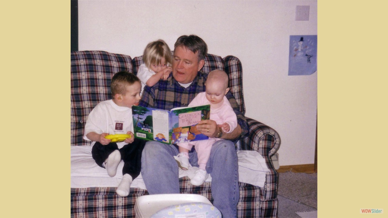 Patrick, Shelby, Grandpa (Bob), Abby