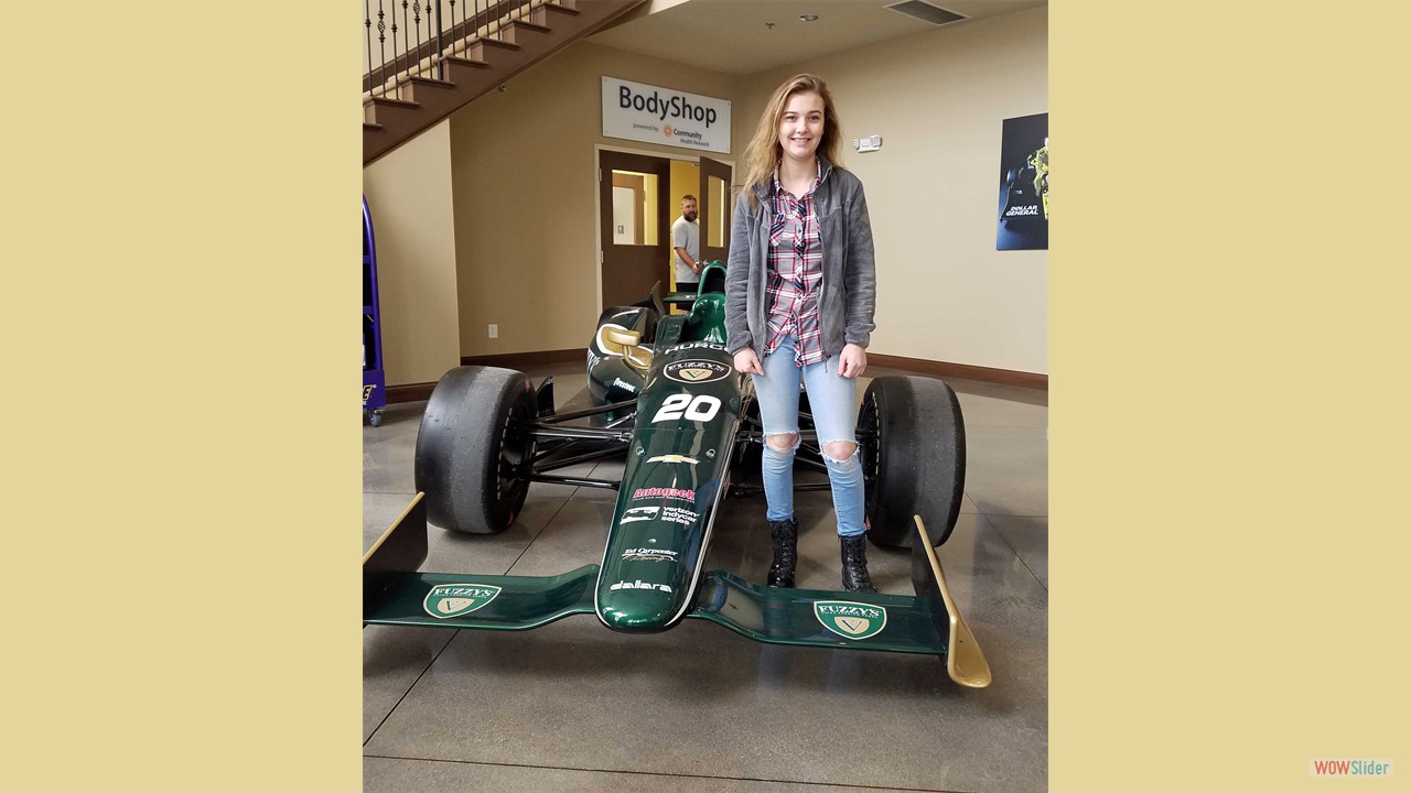 Abby at Ed Carpenter Racing