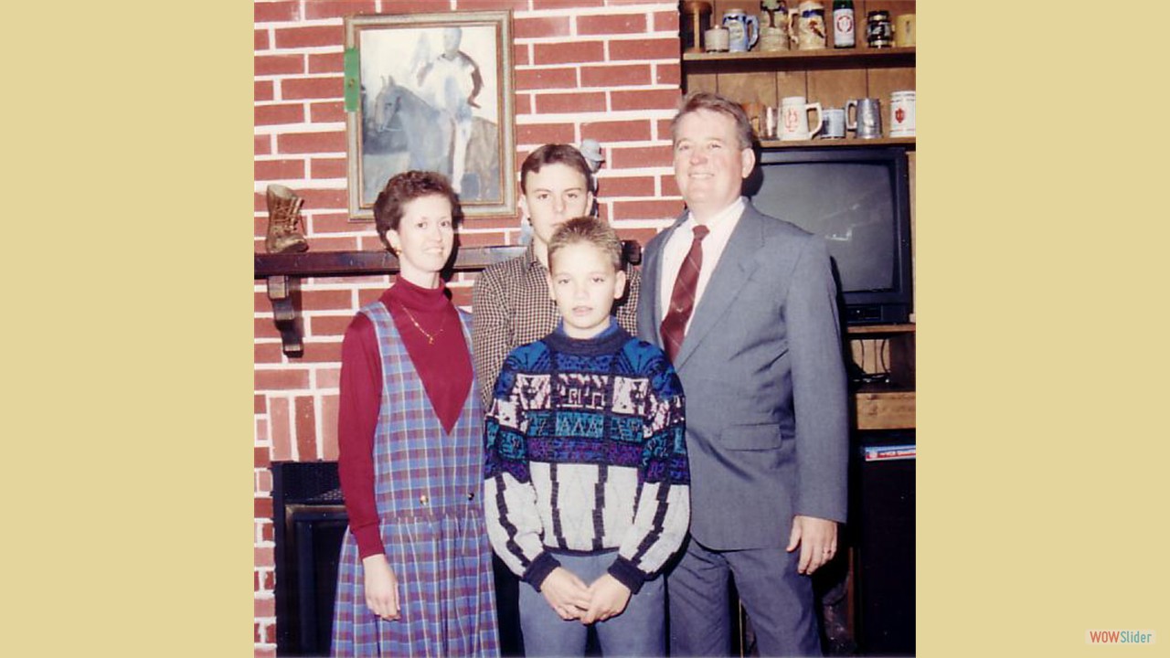 Kathy, Mike, Bob with Eric in front