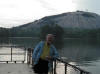 Bob with Stone Mountain in background
