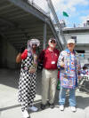 Bob with Race Fans --- Indianapolis Motor Speedway