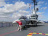 Bob with an F14 on the flight deck